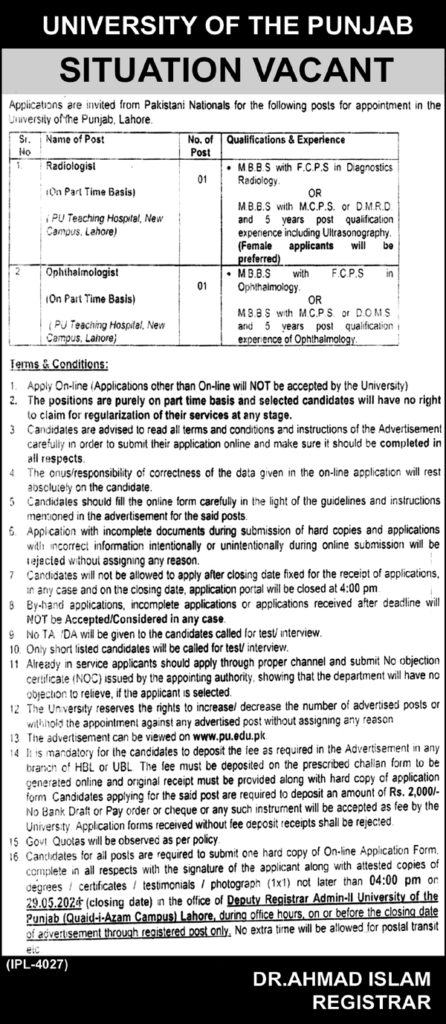 Punjab Public Service Commission Jobs 2024 | PPSC May Application