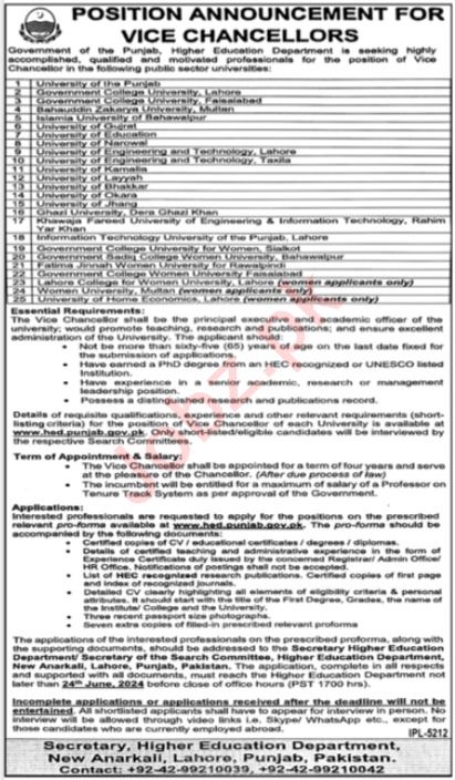 Higher Education Commission Jobs 2024